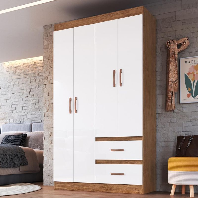 Guarda-Roupa-Solteiro-4-Portas-2-Gavetas-Dallas-Doripel