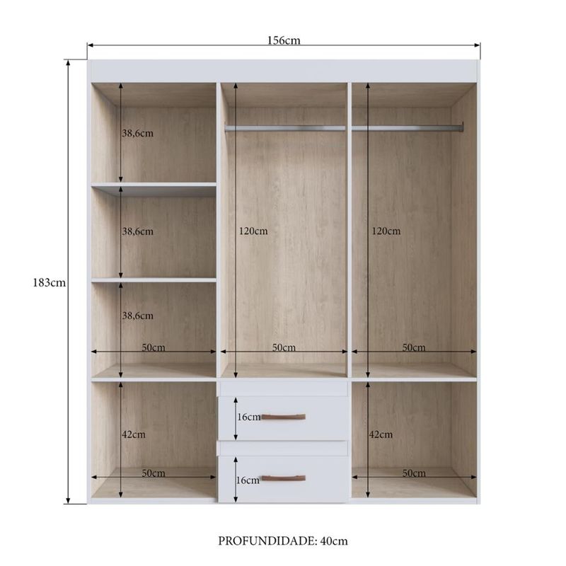 Guarda-Roupa-Casal-6-Portas-2-Gavetas-Texas-Doripel