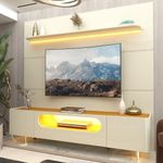 Rack-com-Painel-para-TV-ate-85-Polegadas-2-Portas-1-Gaveta-LED-com-Pes-de-Vidro-Royal-Nobre-Gelius