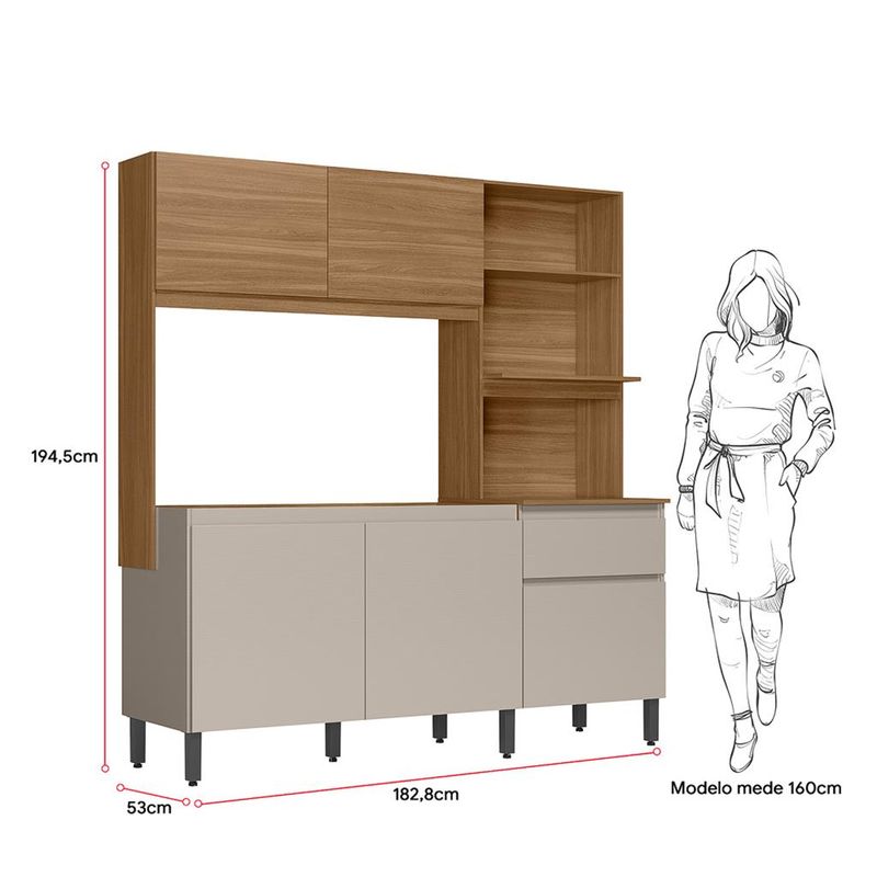 Cozinha-Compacta-5-Portas-1-Gaveta-Amaranto-Demobile