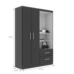 Guarda-Roupa-Solteiro-2-Portas-2-Gavetas-Capelinha-Evidencia