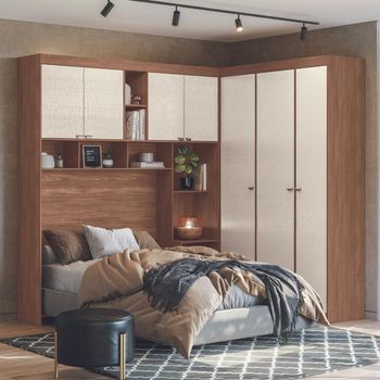 Quarto Modulado Casal 7 Portas Lugano Santos Andirá