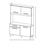 Cozinha-Compacta-4-Portas-1-Gaveta-Marina-Aramoveis