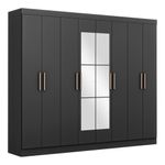 Guarda-Roupa-Casal-Espelho-8-Portas-4-Gavetas-MDF-Genebra-Maxel
