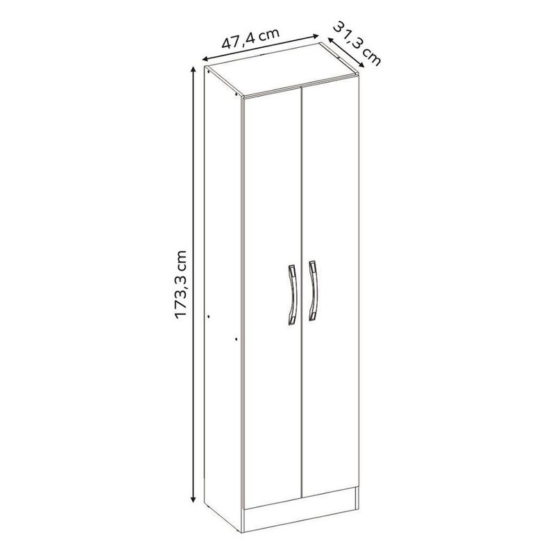Armario-Multiuso-2-Portas-NT-4045-Notavel-Moveis
