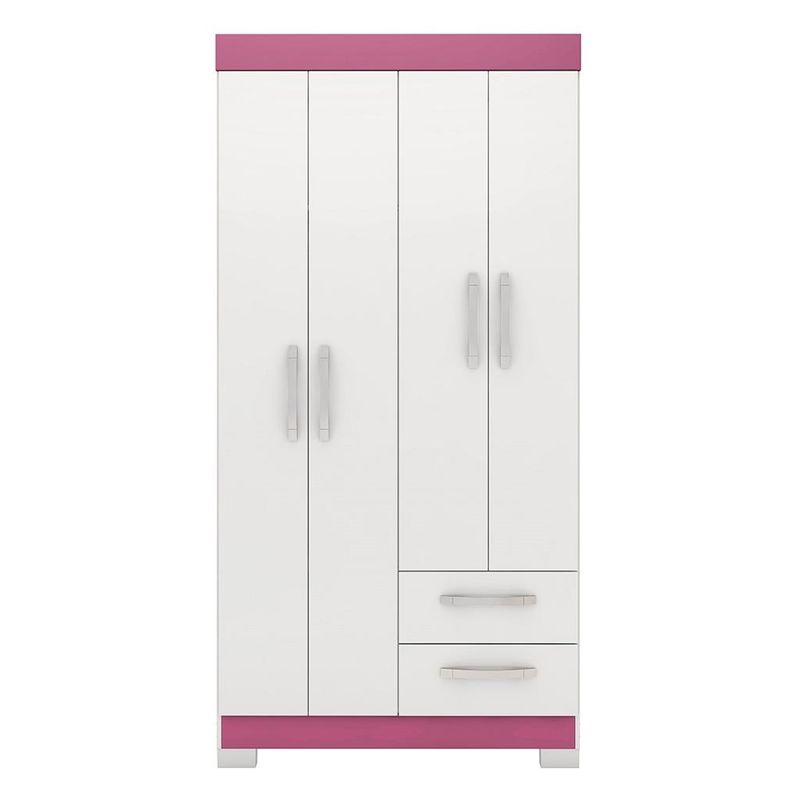 Guarda-Roupa-Solteiro-4-Portas-2-Gavetas-Flex-NT-6010-Notavel-Moveis