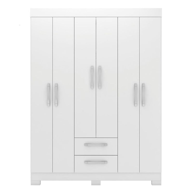 Guarda-Roupa-Solteiro-6-Portas-2-Gavetas-Flex-NT-6015-Notavel-Moveis