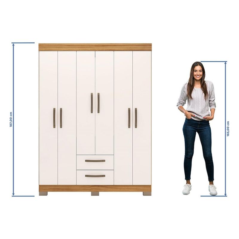 Guarda-Roupa-Solteiro-6-Portas-2-Gavetas-NT-6015-Notavel-Moveis