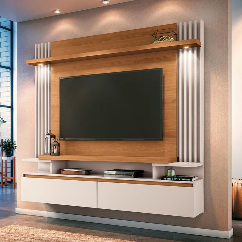 Painel-para-TV-ate-55-Polegadas-2-Portas-Led-Cosmo-HB-Moveis