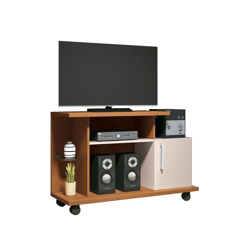 Rack-para-TV-de-ate-26-Polegadas-com-Rodizios-Smart-HB-Moveis