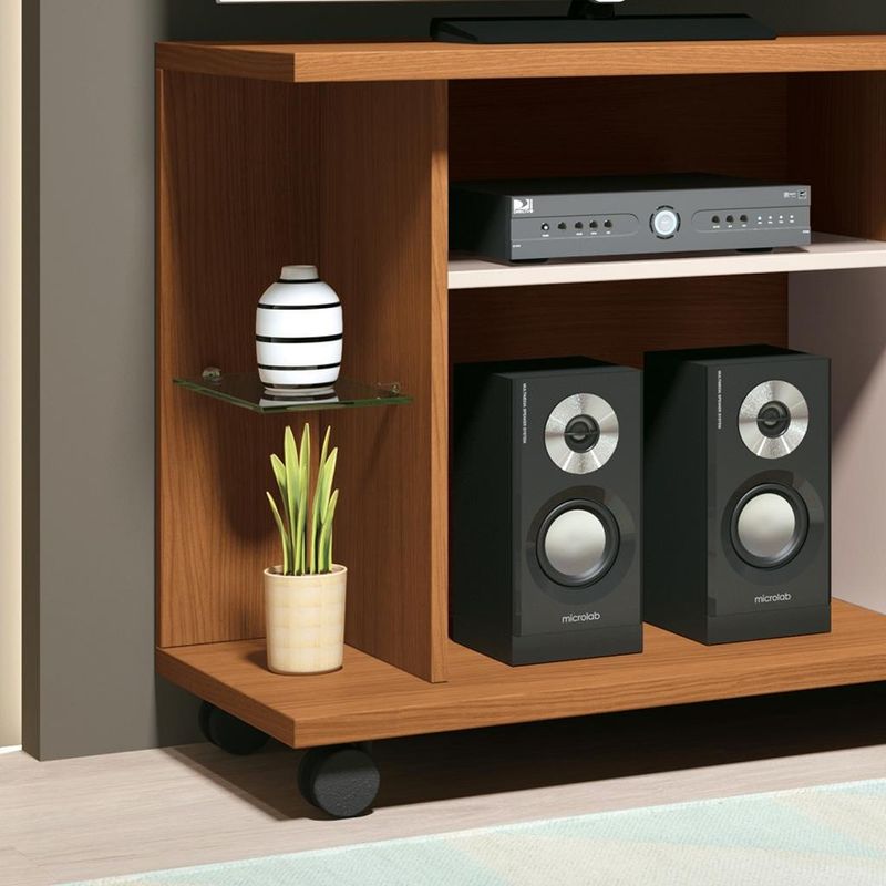 Rack-para-TV-de-ate-26-Polegadas-com-Rodizios-Smart-HB-Moveis