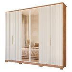 Guarda-Roupa-Casal-Vidro-Reflecta-6-Portas-6-Gavetas-La-Belle-Panan-Moveis
