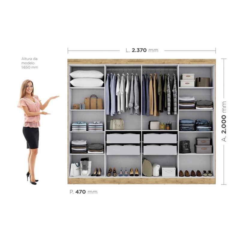 Guarda-Roupa-Casal-8-Portas-4-Gavetas-MDF-Genebra-Maxel