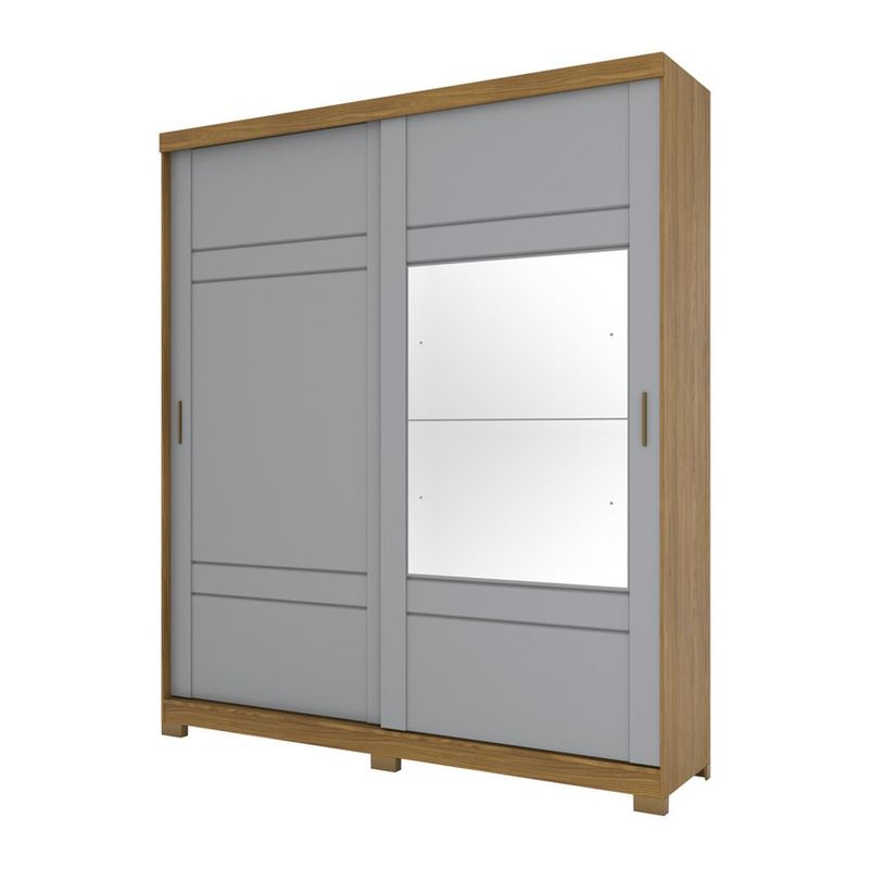 Guarda-Roupa-Solteiro-com-Espelho-2-Portas-3-Gavetas-Verg-Henn