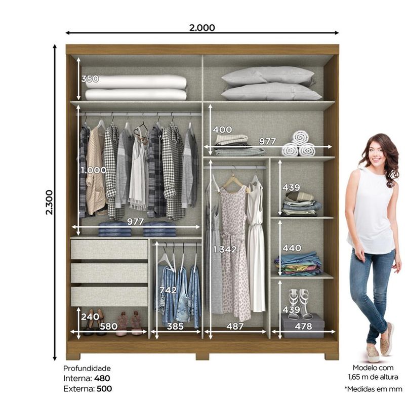 Guarda-Roupa-Solteiro-com-Espelho-2-Portas-3-Gavetas-Verg-Henn