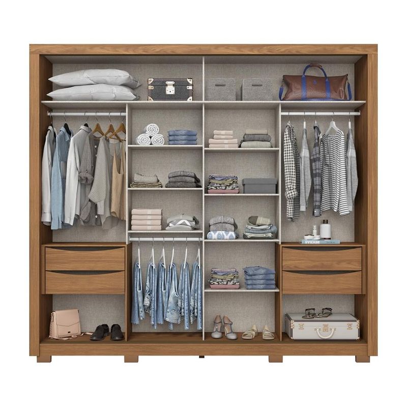 Guarda-Roupa-Casal--Espelhos-2-Portas-de-Correr-4-Gavetas-Medelin-Briz