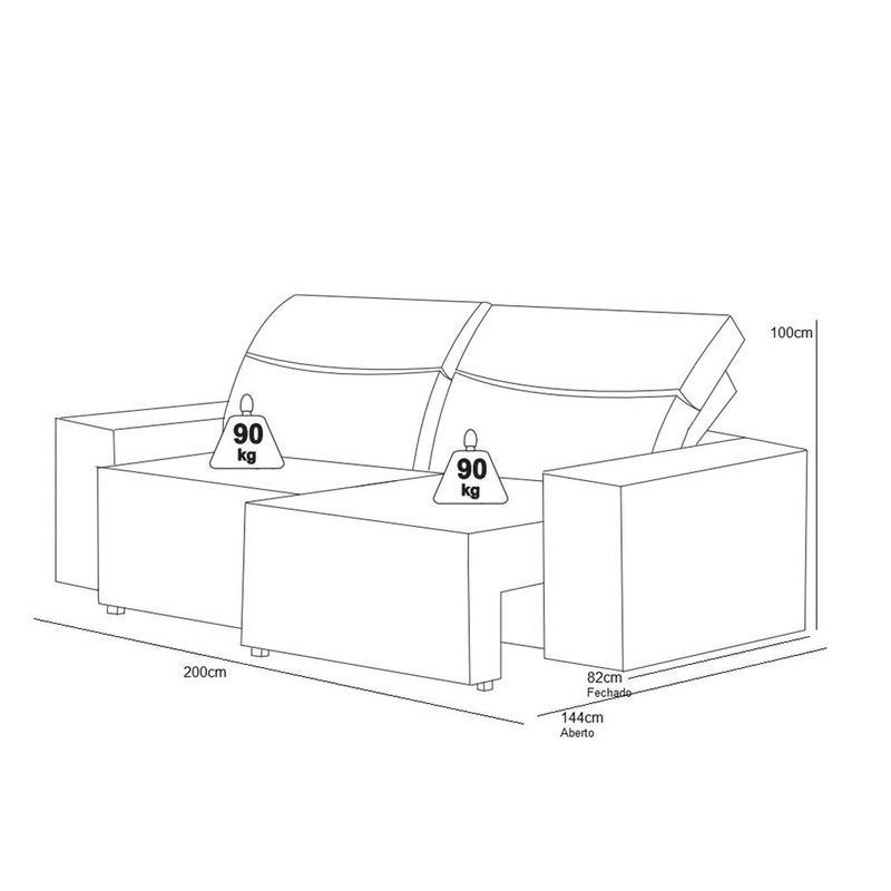Sofa-3-Lugares-Retratil-e-Reclinavel-200cm-Veludo-Gold-Viero-Moveis