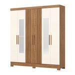 Guarda-Roupa-Casal-Espelho-6-Portas-3-Gavetas-Flex-B357-Briz