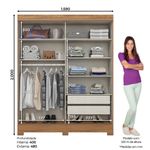 Guarda-Roupa-Casal-Espelho-2-Portas-de-Correr-2-Gavetas-Flex-B353-Briz
