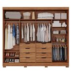 Guarda-Roupa-Casal-com-Espelho-e-Pes-2-Portas-de-Correr-8-Gavetas-Florenca-Slide-Panan