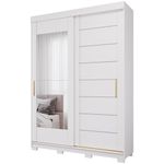 Guarda-Roupa-Solteiro-com-Espelho-e-Pes-2-Portas-de-Correr-3-Gavetas-Liz-Slide-Panan