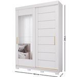 Guarda-Roupa-Solteiro-com-Espelho-e-Pes-2-Portas-de-Correr-3-Gavetas-Liz-Slide-Panan