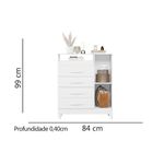 Comoda-4-Gavetas-1-Porta-Flex-Turquesa-Albatroz