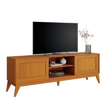 Rack para TV até 65 Polegadas 2 Portas de Correr com Pés King EDN Móveis