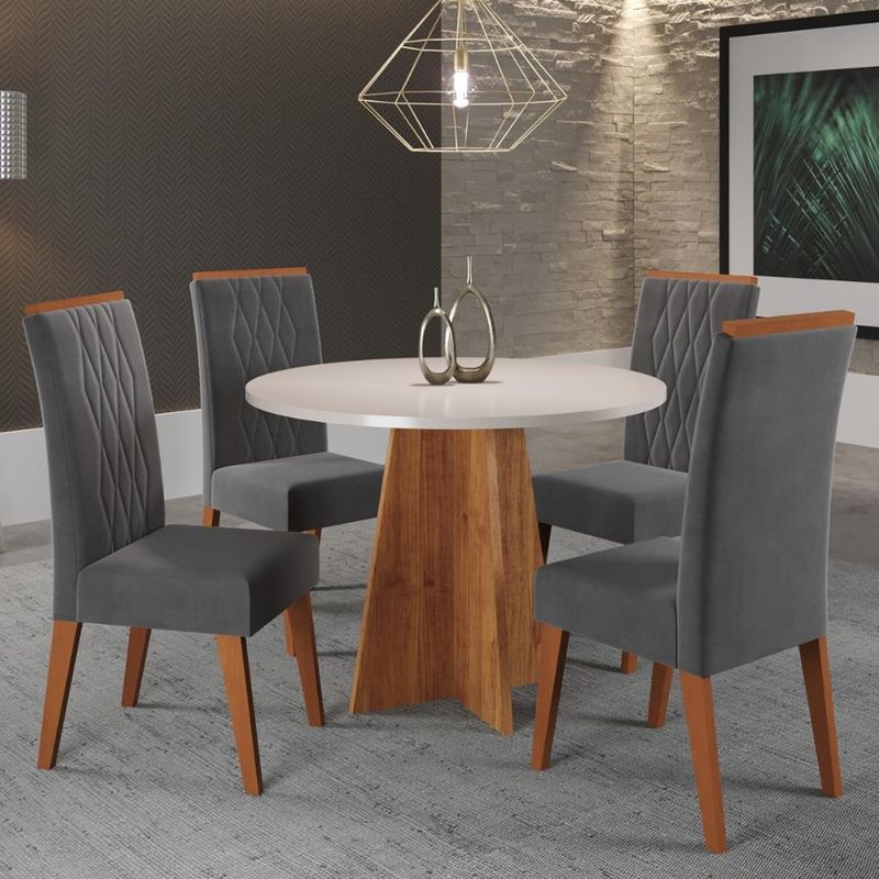 Conjunto-Sala-de-Jantar-Mesa-Fiorenza-4-Cadeiras-Cristal-Viero
