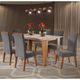 Conjunto Sala de Jantar Mesa Myla 6 Cadeiras Cristal Viero