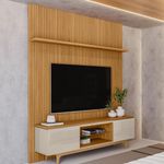 Rack-com-Painel-para-TV-ate-75-Polegadas-2-Portas-Ripado-mod-22-Miami-Linea-Brasil