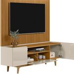Rack-com-Painel-para-TV-ate-75-Polegadas-Ripado-3-Portas-Orlando-Ouro-Preto-Linea-Brasil