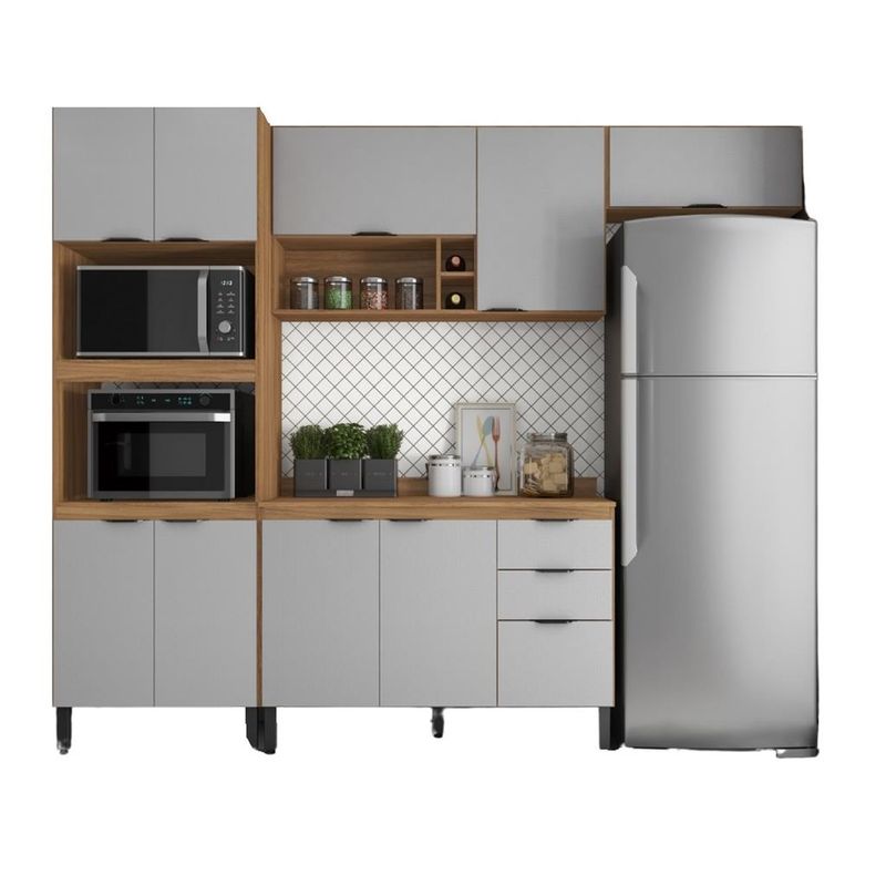 Cozinha-Compacta-4-Pecas-com-Nicho-FI0003-Firenza-Demobile