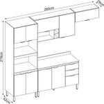 Cozinha-Compacta-4-Pecas-com-Nicho-FI0003-Firenza-Demobile