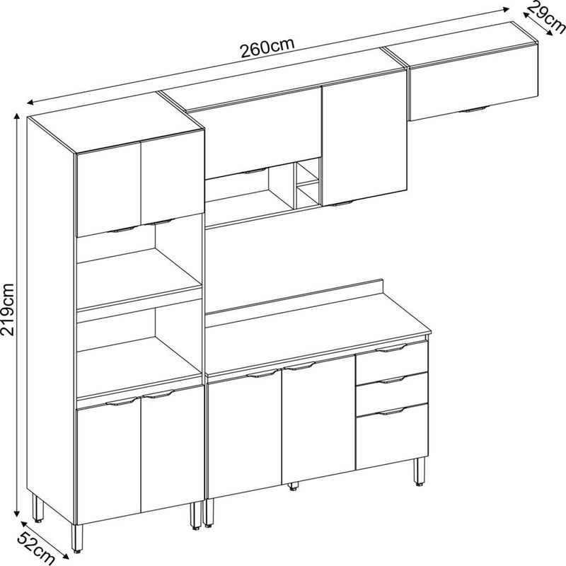 Cozinha-Compacta-4-Pecas-com-Nicho-FI0003-Firenza-Demobile