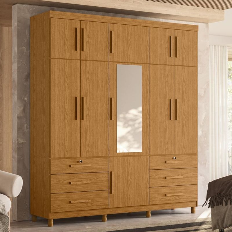 Guarda-Roupa-Casal-11-Portas-6-Gavetas-Triton-Albatroz