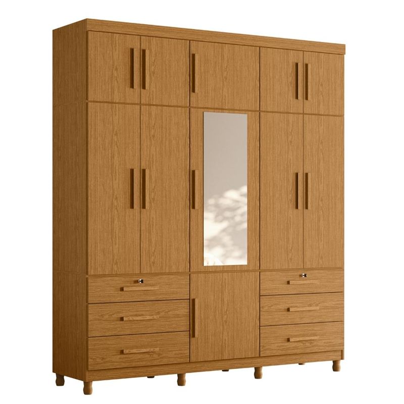 Guarda-Roupa-Casal-11-Portas-6-Gavetas-Triton-Albatroz