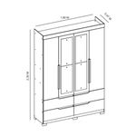 Guarda-Roupa-4-Portas-4-Gavetas-Doble-Albatroz