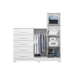 Comoda-com-Espelho-5-Gavetas-2-Portas-New-Master-Albatroz