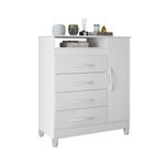 Comoda-4-Gavetas-1-Porta-Flex-Turquesa-Albatroz