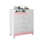 Comoda-4-Gavetas-1-Porta-Flex-Turquesa-Albatroz