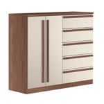 Comoda-5-Gavetas-2-Portas-com-Pes-Malaga-Gold-Santos-Andira