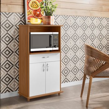 Balcão Multiuso 2 Portas 1 Gaveta com Tampo NT3070 Notável Móveis