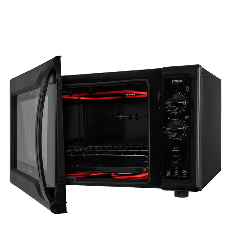 Forno-Eletrico-Fisher-Pop-Grill-de-Bancada-44L