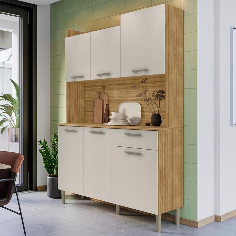 Cozinha-Compacta-6-Portas-1-Gaveta-Genova-Kits-Parana