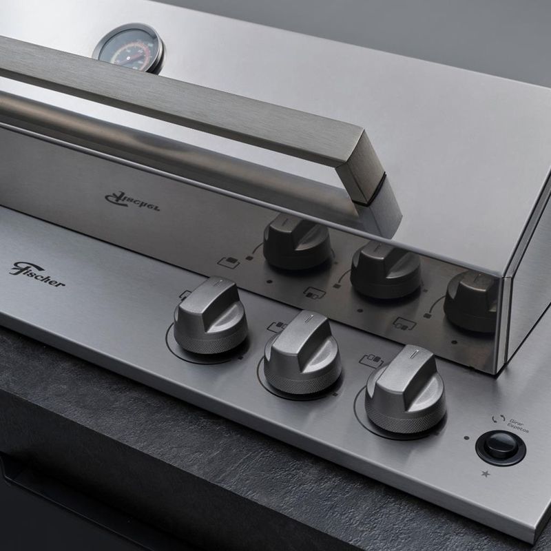 Churrasqueira-Cooktop-Fischer-Ranch-a-Gas-