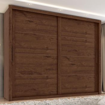 Guarda Roupa Casal 2 Portas de Correr Imperador Plus Zanzini