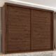 Guarda Roupa Casal 2 Portas de Correr 6 Gavetas Imperador Plus Zanzini