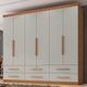 Guarda Roupa Casal 6 Portas 6 Gavetas Maximus Plus II Zanzini Zanzini