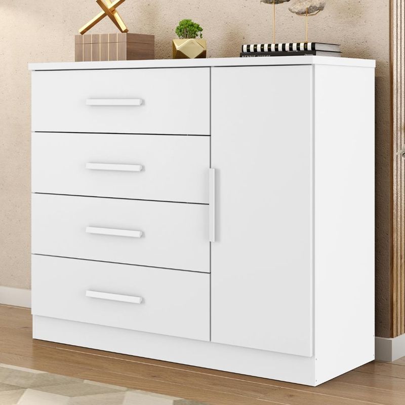 Comoda-4-Gavetas-1-Porta-Genova-Plus-Zanzini
